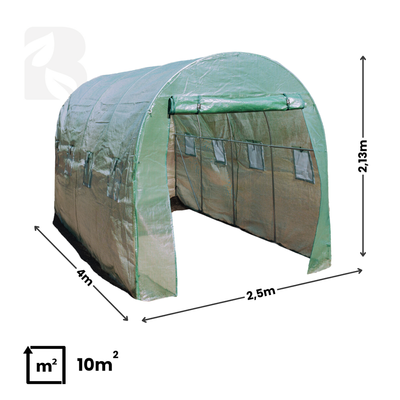 Tunel ogrodowy foliowy 4x2,5 m