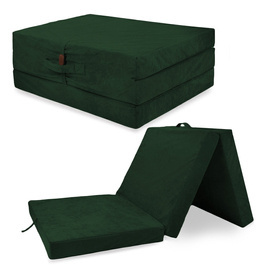 Materac składany turystyczny 195x80 butelkowa zieleń