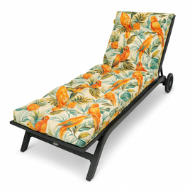 Poduszka pikowana na leżak ogrodowy plażowy PAPUGI