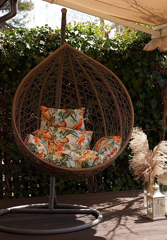 Poduszka ogrodowa na huśtawkę bocianie gniazdo Blomster
